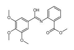 methyl 2-[(3,4,5-trimethoxybenzoyl)amino]benzoate结构式