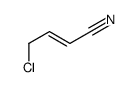 (2E)-4-Chloro-2-butenenitrile Structure