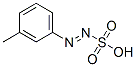 Diazenesulfonic acid, (3-methylphenyl)-, (E)- (9CI)结构式