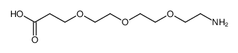 Amino-PEG3-C2-acid Structure