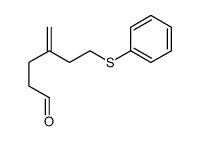 4-methylidene-6-phenylsulfanylhexanal Structure