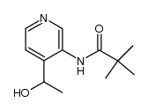 1-(3-pivaloylamino-4-pyridyl)ethanol Structure