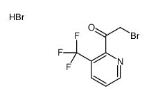 2-bromo-1-[3-(trifluoromethyl)pyridin-2-yl]ethanone,hydrobromide Structure