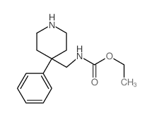 Carbamic acid,[(4-phenyl-4-piperidinyl)methyl]-, ethyl ester (9CI) structure