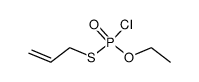 S-allylO-ethyl phosphorochloridothioate结构式