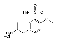 3-(4'-METHOXY-3'-SULFONAMIDOPHENYL)-2-PROPYLAMINE, HYDROCHLORIDE Structure