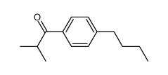 1-(4-butyl-phenyl)-2-methyl-propan-1-one structure