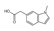 2-(1-methyl-1H-indol-6-yl)acetic acid Structure