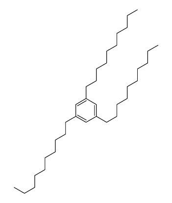 1,3,5-tris-decylbenzene Structure