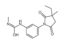 1-[3-(3-ethyl-3-methyl-2,5-dioxopyrrolidin-1-yl)phenyl]-3-methylurea Structure