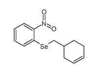 1-(cyclohex-3-en-1-ylmethylselanyl)-2-nitrobenzene Structure