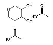 acetic acid,oxane-3,4-diol结构式