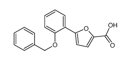 5-(2-(苄氧基)苯基)呋喃-2-羧酸结构式