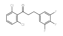 2',6'-DICHLORO-3-(3,4,5-TRIFLUOROPHENYL)PROPIOPHENONE图片