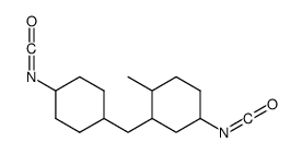 4-isocyanato-2-[(4-isocyanatocyclohexyl)methyl]-1-methylcyclohexane structure