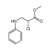 methyl 3-anilino-2-chloropropanoate Structure