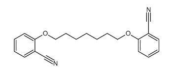 2-[7-(2-cyanophenoxy)heptoxy]benzonitrile结构式