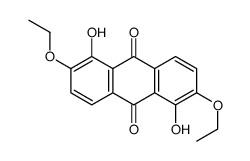 2,6-diethoxy-1,5-dihydroxyanthracene-9,10-dione Structure