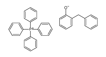 tetraphenylphosphonium, salt with 2-benzylphenol (1:1) structure