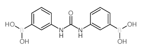 ((Carbonylbis(azanediyl))bis(3,1-phenylene))diboronic acid structure