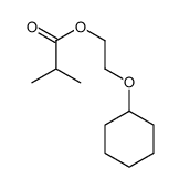 2-cyclohexyloxyethyl 2-methylpropanoate Structure