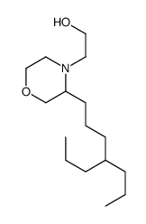 2-[3-(4-Propylheptyl)-4-morpholinyl]ethanol结构式