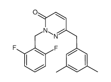 2-(2,6-difluorobenzyl)-6-(3,5-dimethylbenzyl)pyridazin-3(2H)-one Structure