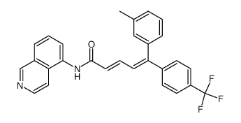 (2E,4Z)-N-(Isoquinolin-5-yl)-5-(3-methylphenyl)-5-[4-(trifluoromethyl)phenyl]2,4-pentadienamide Structure