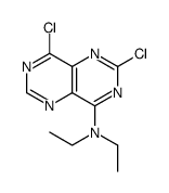 2,8-dichloro-N,N-diethylpyrimido[5,4-d]pyrimidin-4-amine Structure