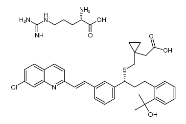 montelukast arginine salt Structure