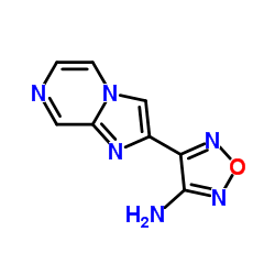 4-(Imidazo[1,2-a]pyrazin-2-yl)-1,2,5-oxadiazol-3-amine structure