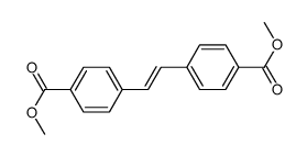 Dimethyl stilbene-4,4'-dicarboxylate Structure