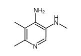 4-amino-5,6-dimethyl-3-(methylamino)pyridine Structure