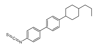 1-isothiocyanato-4-[4-(4-propylcyclohexyl)phenyl]benzene结构式