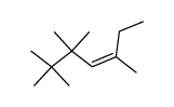 (Z)-3,5,5,6,6-pentamethyl-hept-3-ene Structure