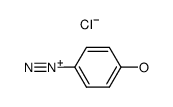 4-hydroxybenzenediazonium chloride结构式