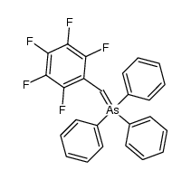 ((perfluorophenyl)methylene)triphenylarsorane结构式