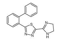 2-(4,5-dihydro-1H-imidazol-2-yl)-5-(2-phenylphenyl)-1,3,4-thiadiazole Structure