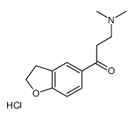 1-(2,3-dihydro-1-benzofuran-5-yl)-3-(dimethylamino)propan-1-one,hydrochloride结构式