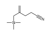 4-(trimethylsilylmethyl)pent-4-enenitrile结构式