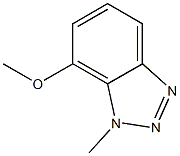 7-methoxy-1-methyl-1H-benzotriazole结构式