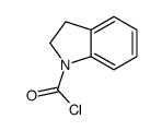 1H-Indole-1-carbonyl chloride, 2,3-dihydro- (9CI) Structure