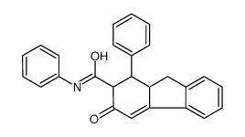 3-oxo-N,1-diphenyl-1,2,9,9a-tetrahydrofluorene-2-carboxamide Structure