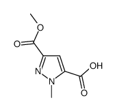 1-METHYL-1H-PYRAZOLE-3,5-DICARBOXYLIC ACID 3-METHYL ESTER Structure