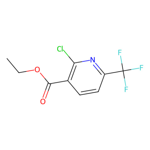 3-Pyridinecarboxylic acid, 2-chloro-6-(trifluoromethyl)-, ethyl ester Structure