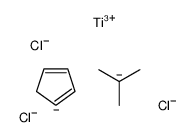 Tert-butylcyclopentadienyltitaniumtrichloride structure