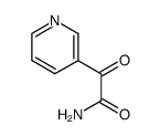 3-Pyridineacetamide,alpha-oxo-(9CI) Structure