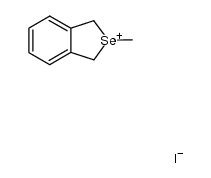 2-methyl-2,3-dihydro-1H-benzo[c]selenophen-2-ium iodide结构式