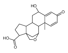 11,18-epoxy-6-hydroxy-3-oxoandrost-4-ene-17,18-carbolactone结构式