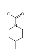 4-methyl-1-(methoxycarbonyl)piperidine结构式